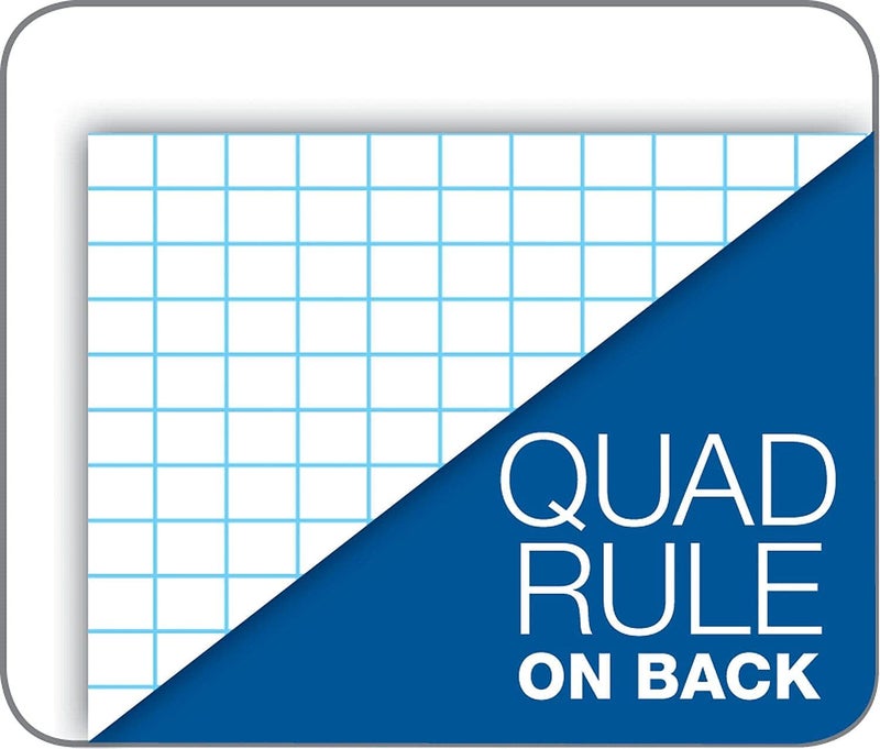 توبس دفاتر الكتابة القانونية TOPS، ذات غطاء لاصق، مقاس 8-1/2 بوصة × 11 بوصة، مسطرة قانونية، 50 ورقة، عبوة من 12 دفترًا (7523) - Image 2